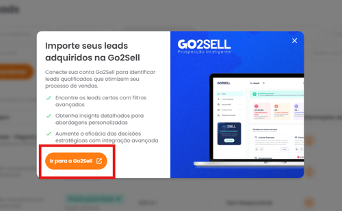 Botão Ir para a Go2Sell